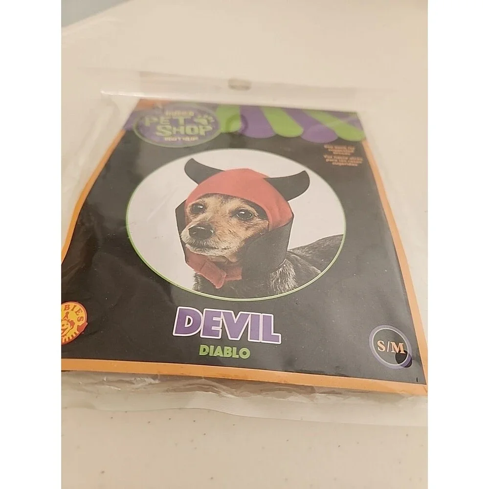 Rubie's Pet Shop Boutique Devil Dog Halloween Costume S/M 2022 New